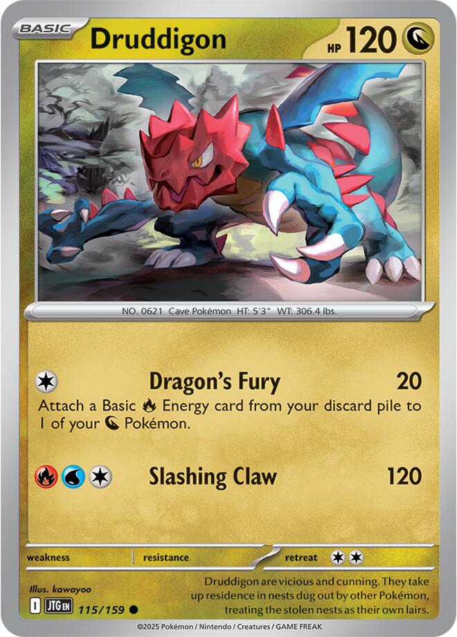 Druddigon (115/159) [Scarlet & Violet: Journey Together] | Infinity Cards & Collectibles