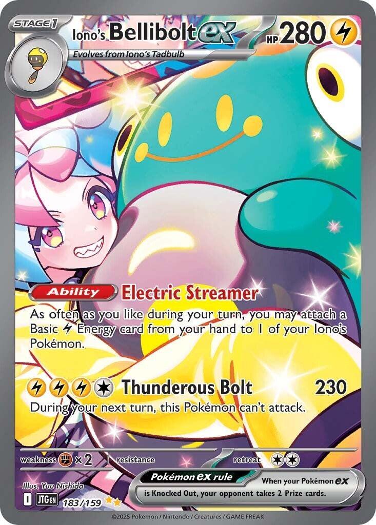 Iono's Bellibolt ex (183/159) [Scarlet & Violet: Journey Together] | Infinity Cards & Collectibles