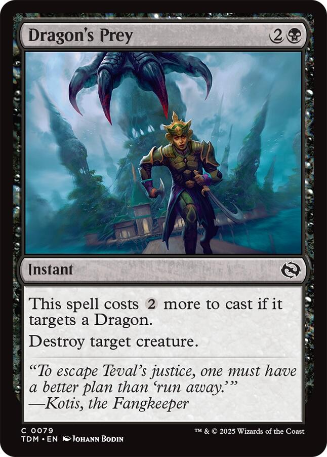 Dragon's Prey [Tarkir: Dragonstorm] | Infinity Cards & Collectibles