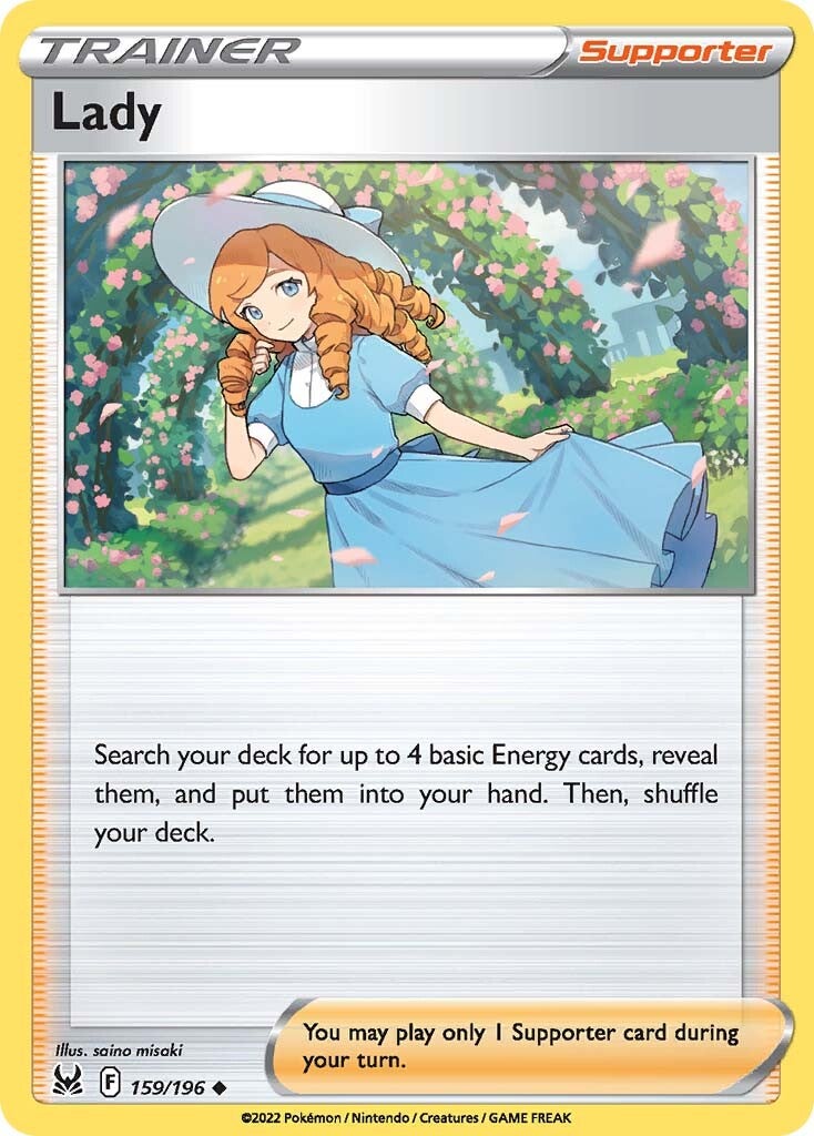 Lady (159/196) [Sword & Shield: Lost Origin] | Infinity Cards & Collectibles