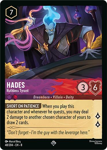 Hades - Ruthless Tyrant (48/204) [Reign of Jafar] | Infinity Cards & Collectibles