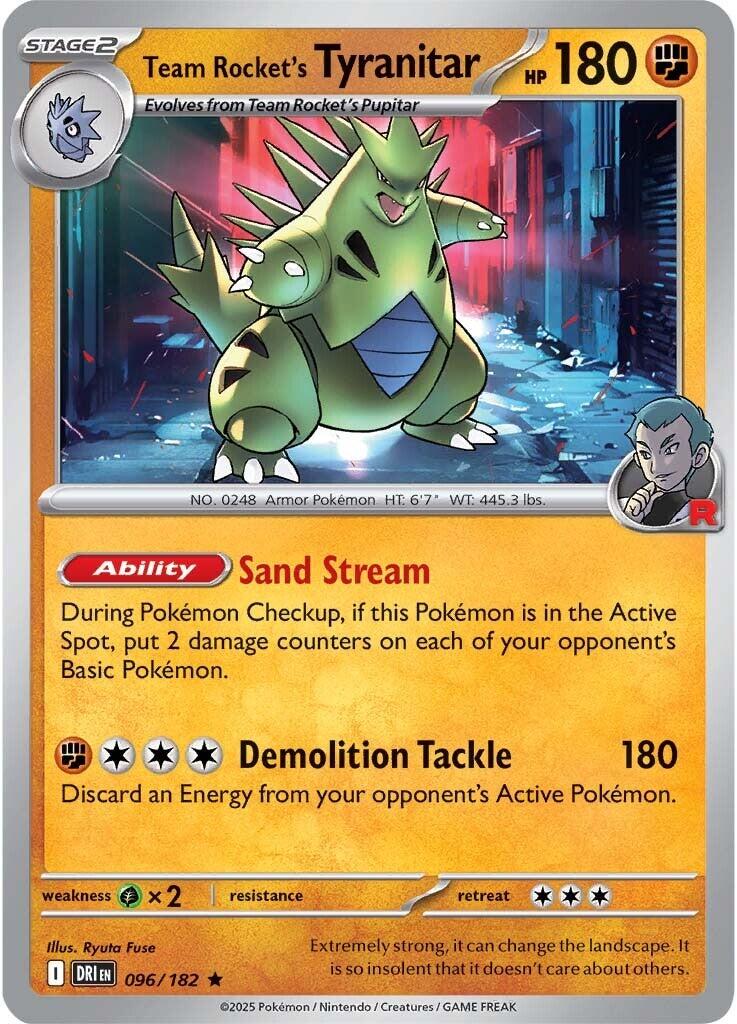 Team Rocket's Tyranitar (096/182) [Scarlet & Violet: Destined Rivals] | Infinity Cards & Collectibles