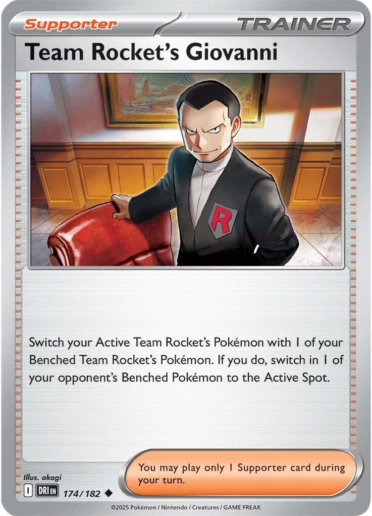 Team Rocket's Giovanni (174/182) [Scarlet & Violet: Destined Rivals] | Infinity Cards & Collectibles