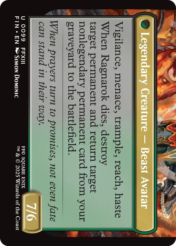 Fang, Fearless l'Cie [FINAL FANTASY] | Infinity Cards & Collectibles