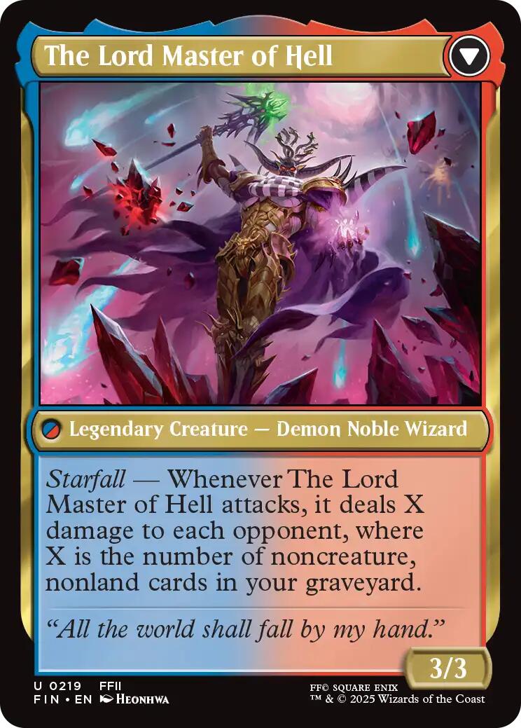 The Emperor of Palamecia // The Lord Master of Hell [FINAL FANTASY] | Infinity Cards & Collectibles