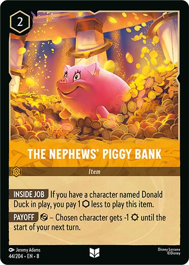 The Nephews' Piggy Bank (44/204) [Reign of Jafar] | Infinity Cards & Collectibles