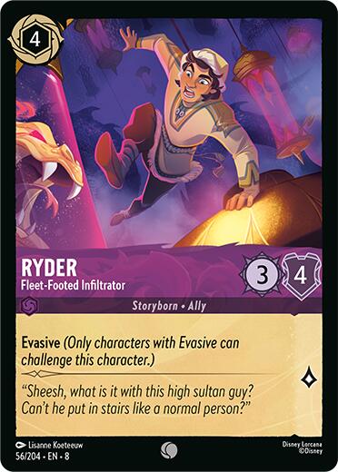 Ryder - Fleet-Footed Infiltrator (56/204) [Reign of Jafar] | Infinity Cards & Collectibles