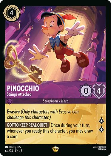 Pinocchio - Strings Attached (61/204) [Reign of Jafar] | Infinity Cards & Collectibles