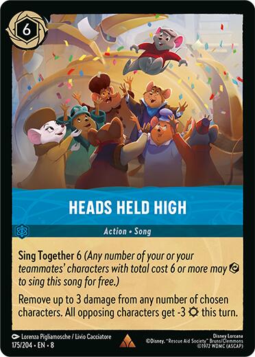 Heads Held High (175/204) [Reign of Jafar] | Infinity Cards & Collectibles