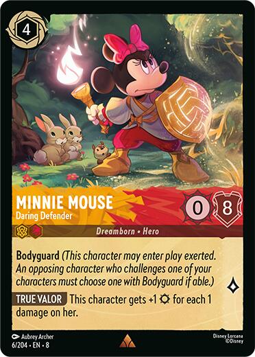 Minnie Mouse - Daring Defender (6/204) [Reign of Jafar] | Infinity Cards & Collectibles