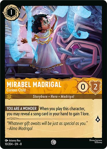 Mirabel Madrigal - Curious Child (10/204) [Reign of Jafar] | Infinity Cards & Collectibles