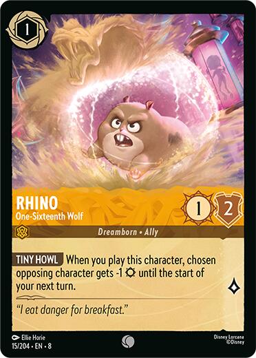 Rhino - One-Sixteenth Wolf (15/204) [Reign of Jafar] | Infinity Cards & Collectibles