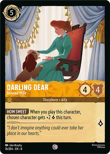 Darling Dear - Beloved Wife (16/204) [Reign of Jafar] | Infinity Cards & Collectibles