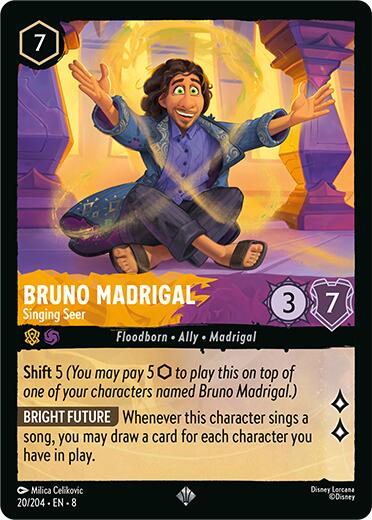 Bruno Madrigal - Singing Seer (20/204) [Reign of Jafar] | Infinity Cards & Collectibles