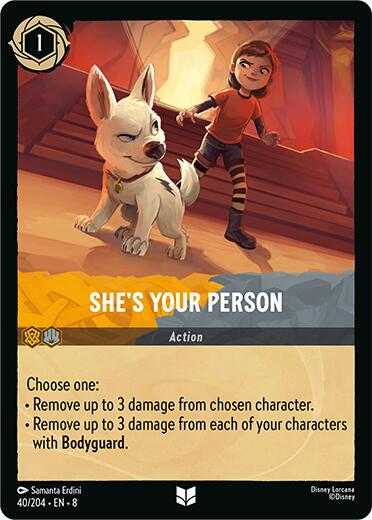 She's Your Person (40/240) [Reign of Jafar] | Infinity Cards & Collectibles