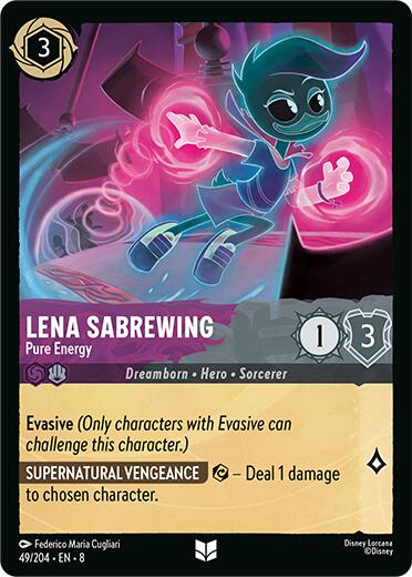 Lena Sabrewing -- Pure Energy (49/204) [Reign of Jafar] | Infinity Cards & Collectibles