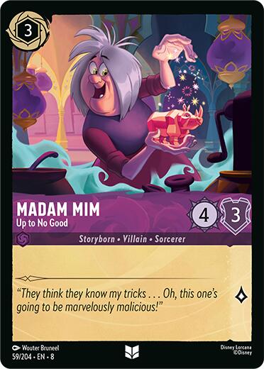 Madam Mim - Up to No Good (59/204) [Reign of Jafar] | Infinity Cards & Collectibles