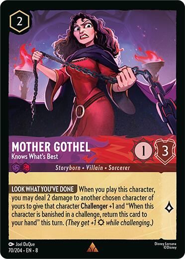 Mother Gothel - Knows What's Best (70/204) [Reign of Jafar] | Infinity Cards & Collectibles