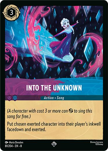 Into the Unknown (81/204) [Reign of Jafar] | Infinity Cards & Collectibles