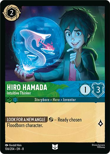 Hiro Hamada - Intuitive Thinker (106/204) [Reign of Jafar] | Infinity Cards & Collectibles