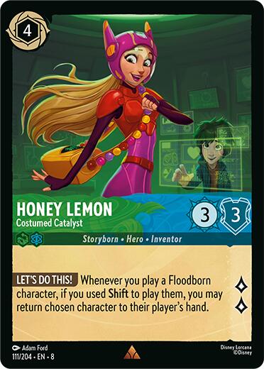 Honey Lemon - Costumed Catalyst (111/204) [Reign of Jafar] | Infinity Cards & Collectibles