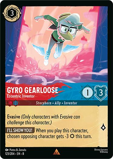 Gyro Gearloose - Eccentric Inventor (123/204) [Reign of Jafar] | Infinity Cards & Collectibles