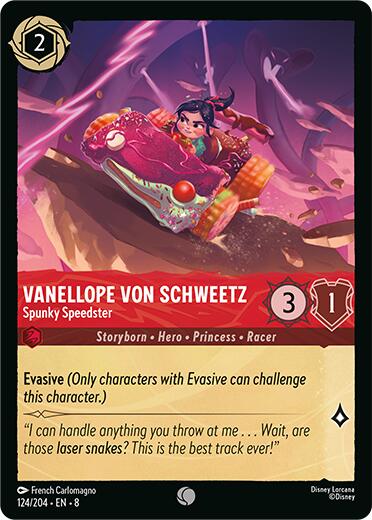 Vanellope Von Schweetz - Spunky Speedster (124/204) [Reign of Jafar] | Infinity Cards & Collectibles