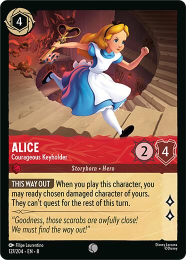 Alice - Courageous Keyholder (127/204) [Reign of Jafar] | Infinity Cards & Collectibles