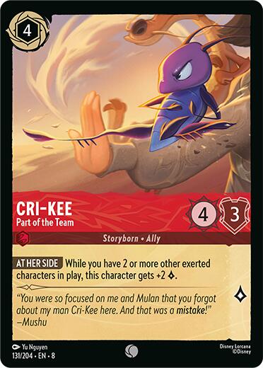Cri-Kee - Part of the Team (131/204) [Reign of Jafar] | Infinity Cards & Collectibles