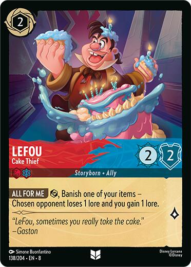 LeFou - Cake Thief (138/204) [Reign of Jafar] | Infinity Cards & Collectibles