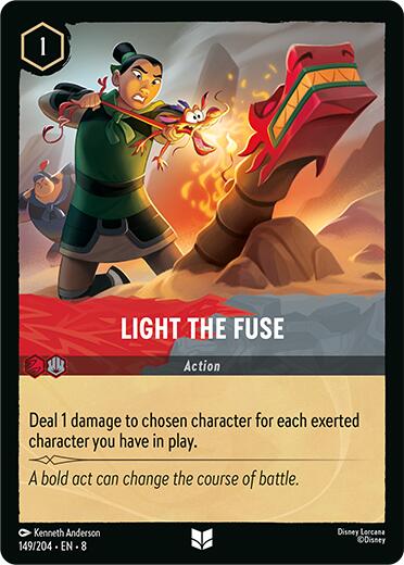Light the Fuse (149/204) [Reign of Jafar] | Infinity Cards & Collectibles