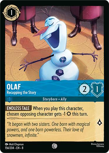 Olaf - Recapping the Story (156/204) [Reign of Jafar] | Infinity Cards & Collectibles