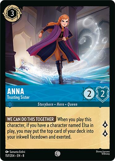 Anna - Trusting Sister (157/204) [Reign of Jafar] | Infinity Cards & Collectibles