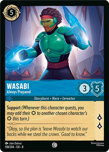 Wasabi - Always Prepared (158/204) [Reign of Jafar] | Infinity Cards & Collectibles