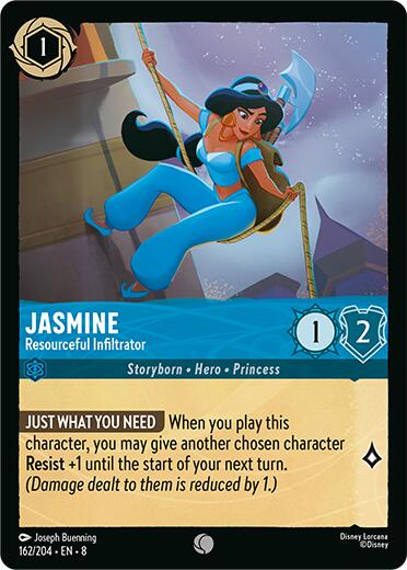 Jasmine - Resourceful Infiltrator (162/204) [Reign of Jafar] | Infinity Cards & Collectibles