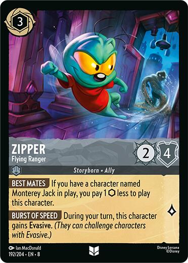 Zipper - Flying Ranger (192/204) [Reign of Jafar] | Infinity Cards & Collectibles