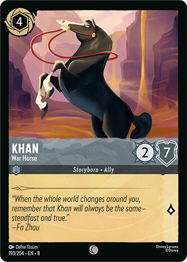 Khan - War Horse (193/204) [Reign of Jafar] | Infinity Cards & Collectibles