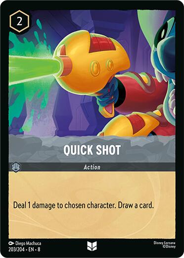 Quick Shot (203/204) [Reign of Jafar] | Infinity Cards & Collectibles