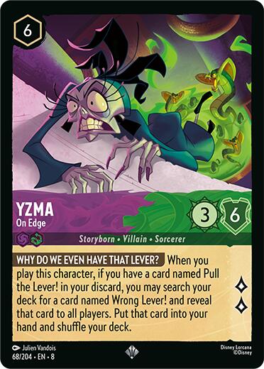 Yzma - On Edge (68/204) [Reign of Jafar] | Infinity Cards & Collectibles