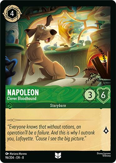 Napoleon - Clever Bloodhound (96/204) [Reign of Jafar] | Infinity Cards & Collectibles