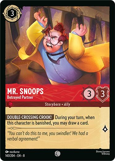Mr. Snoops - Betrayed Partner (143/204) [Reign of Jafar] | Infinity Cards & Collectibles