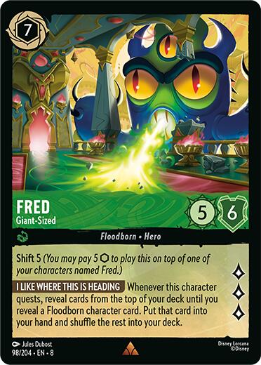 Fred - Giant-Sized (98/204) [Reign of Jafar] | Infinity Cards & Collectibles