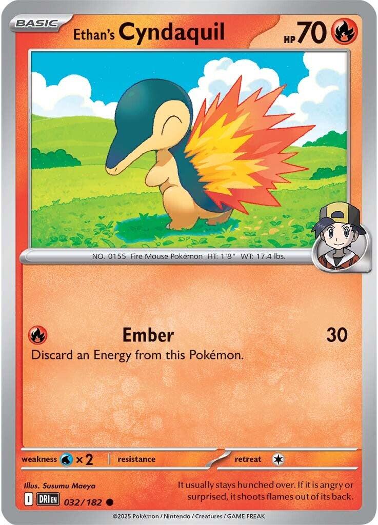 Ethan's Cyndaquil (032/182) [Scarlet & Violet: Destined Rivals] | Infinity Cards & Collectibles