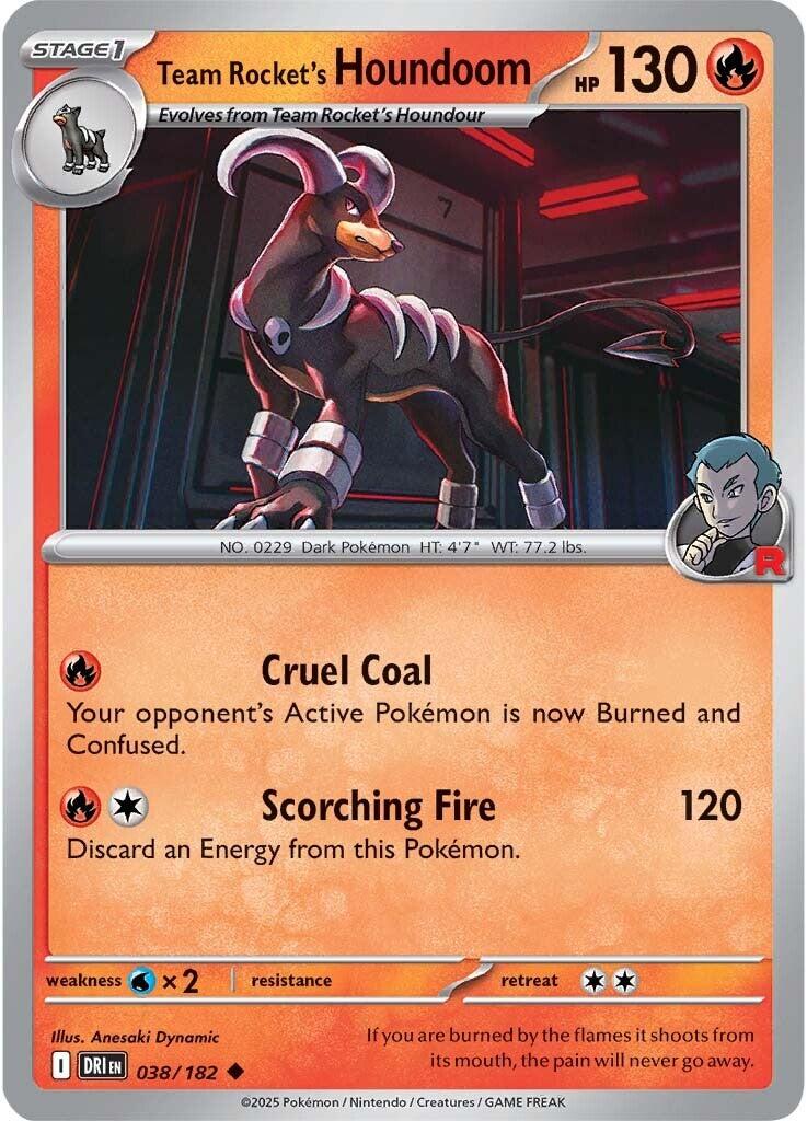 Team Rocket's Houndoom (038/182) [Scarlet & Violet: Destined Rivals] | Infinity Cards & Collectibles