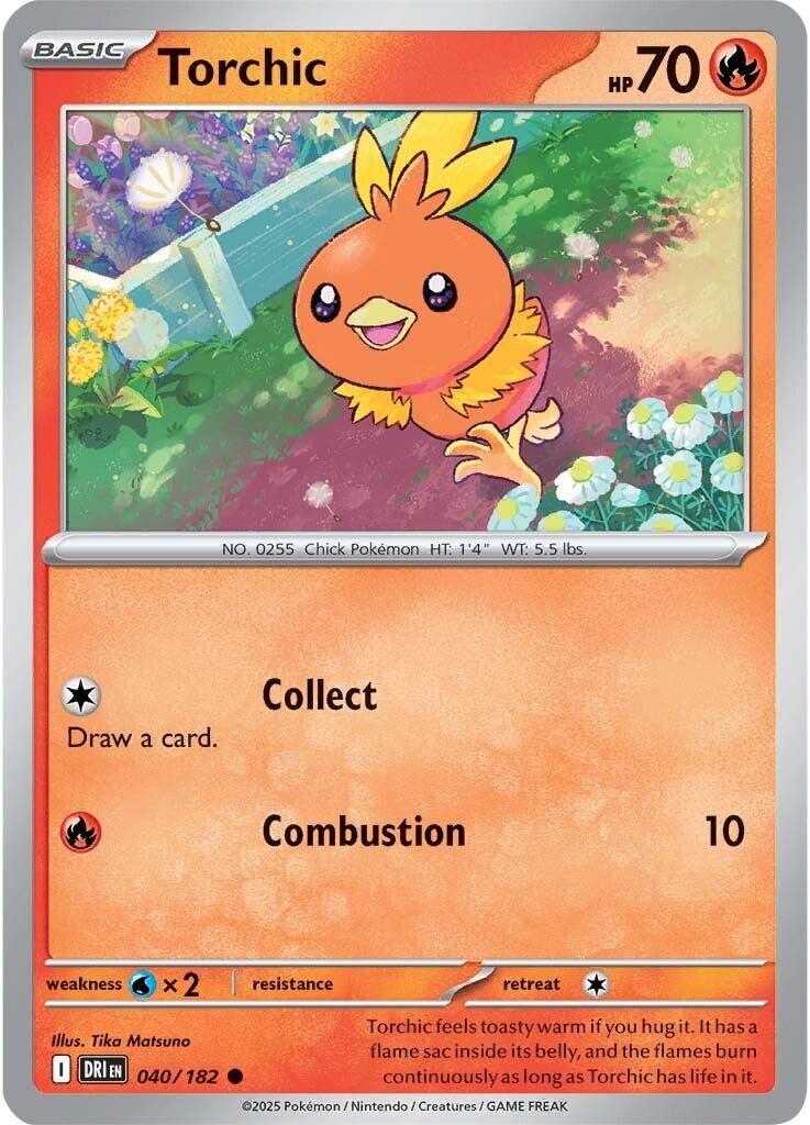 Torchic (040/182) [Scarlet & Violet: Destined Rivals] | Infinity Cards & Collectibles