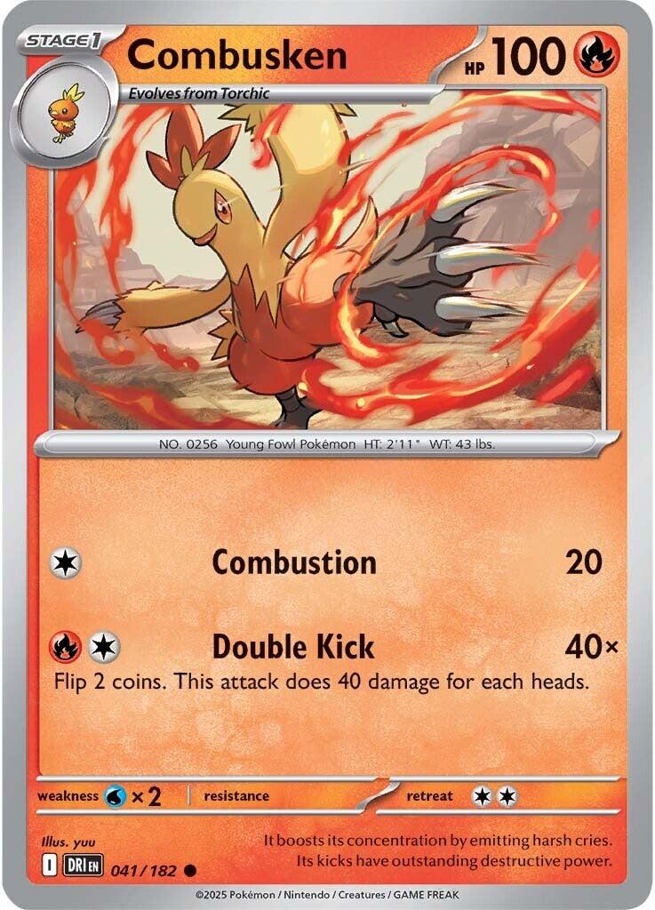 Combusken (041/182) [Scarlet & Violet: Destined Rivals] | Infinity Cards & Collectibles