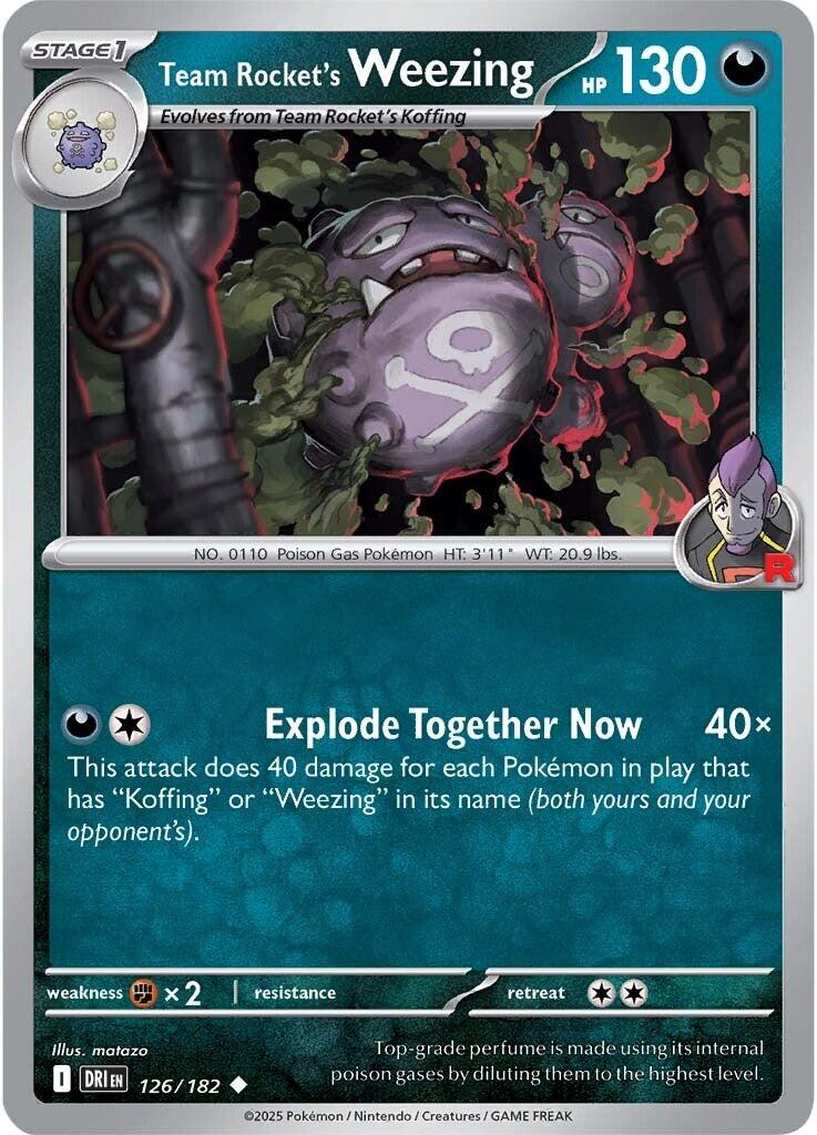 Team Rocket's Weezing (126/182) [Scarlet & Violet: Destined Rivals] | Infinity Cards & Collectibles