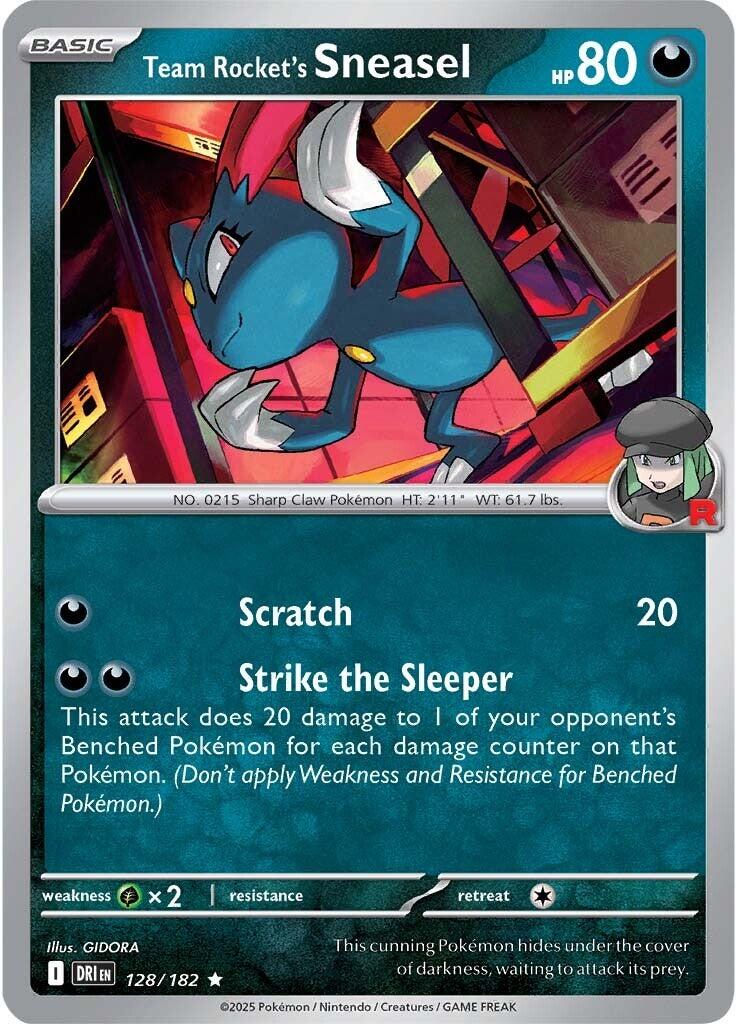 Team Rocket's Sneasel (128/182) [Scarlet & Violet: Destined Rivals] | Infinity Cards & Collectibles