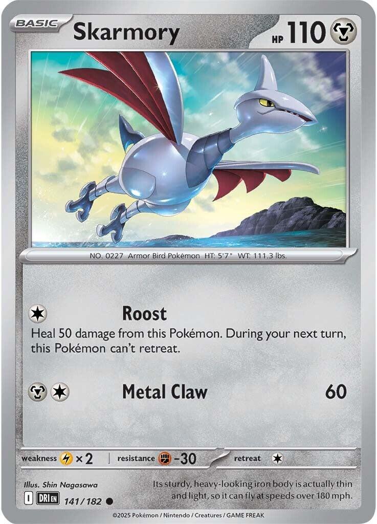 Skarmory (141/182) [Scarlet & Violet: Destined Rivals] | Infinity Cards & Collectibles