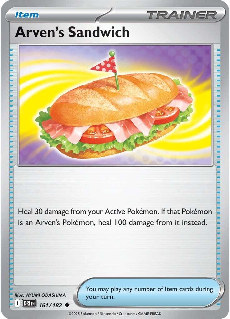 Arven's Sandwich (161/182) [Scarlet & Violet: Destined Rivals] | Infinity Cards & Collectibles